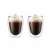 Bodum Cappuccinoglas 2er-Set 0,35 L Pavina