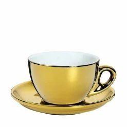 Cilio Cappuccinotasse Mit Untertasse Roma Gold