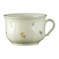 Seltmann Weiden Frühstückskaffeetasse 0,35l Marie Luise Elfenbein Streublume